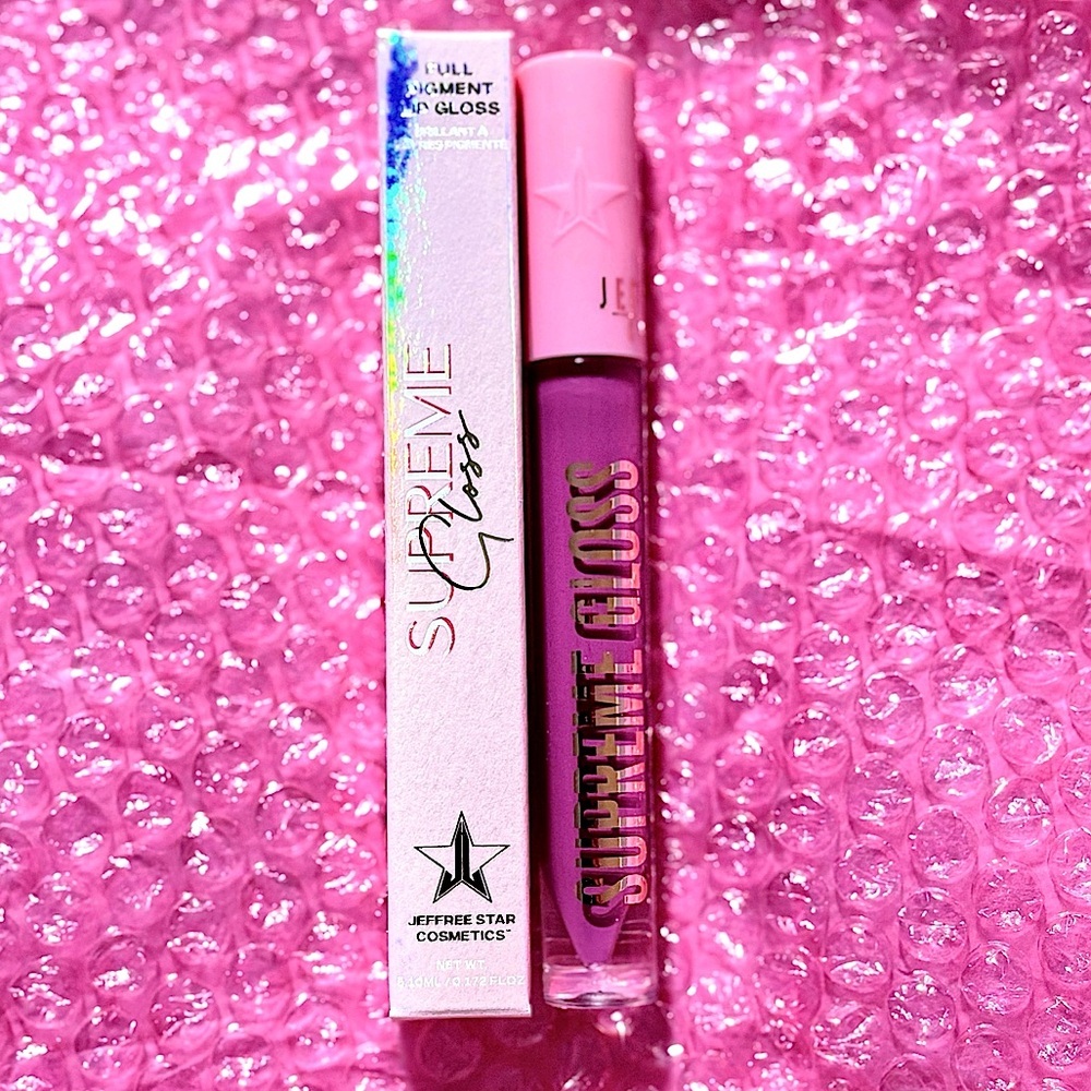 Jeffree Star Cosmetics MORE THAN FRIENDS Berry Pink Supreme Gloss Lipstick NEW